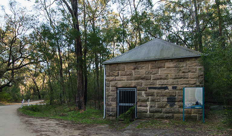 Pump house, Thirlmere Lakes National Park. Photo: John Spencer